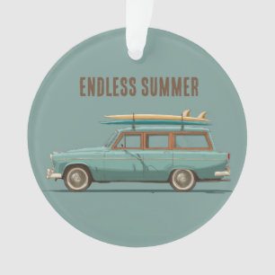 Caisse de Surf Vintage – Voiture de Plage Rétro