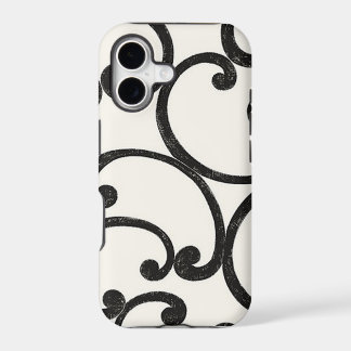 Caisse de tourbillonnement noire de l'iPhone 5