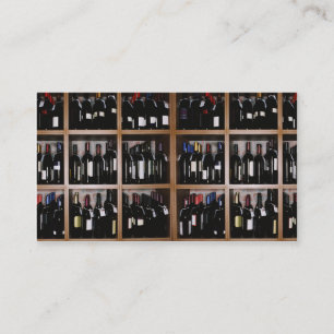 Caisses de vin personnalisables cartes de visite