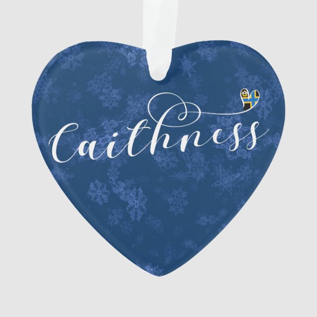 Caithness Heart in Flag, Écosse (dos)