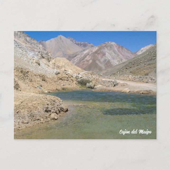 Cajón del Maipo, Chili Carte postale (Devant)