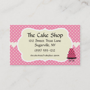 Cake Shop boulangerie boulangerie Cartes de visite