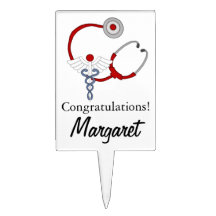 Cake Toppers Diplome En Soins Infirmiers Zazzle