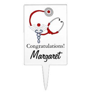 Cake Toppers Diplome En Soins Infirmiers Zazzle