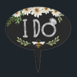 Cake Topper I Do BBQ Party Chalkboard Centre<br><div class="desc">Cette garniture de gâteau de style tableau noir sert également de pièce centrale lorsqu'elle est placée dans un arrangement. Tellement polyvalent et élégant ! Cette pièce est de notre collection I Do BQ qui comprend des faveurs de fête, des panneaux de table, des décorations pour la barre de nourriture, ainsi...</div>