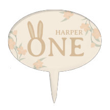 Personnalisé Un lapin est un 1er anniversaire