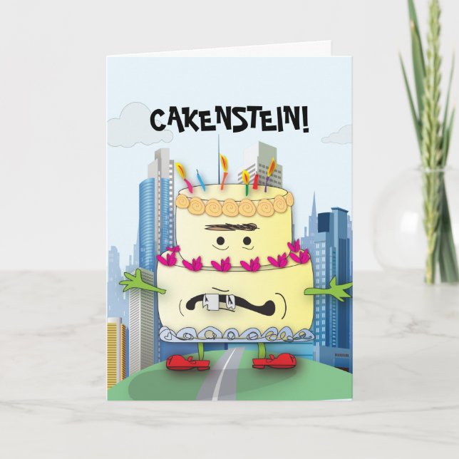 Cakenstein ! Carte d'anniversaire (Devant)