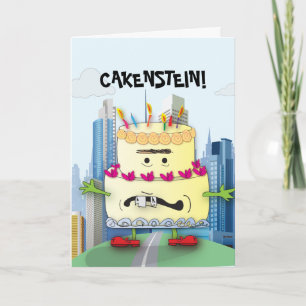 Cakenstein ! Carte d'anniversaire