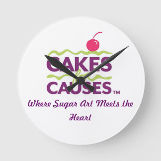 Cakes for Causes Logo Horloge