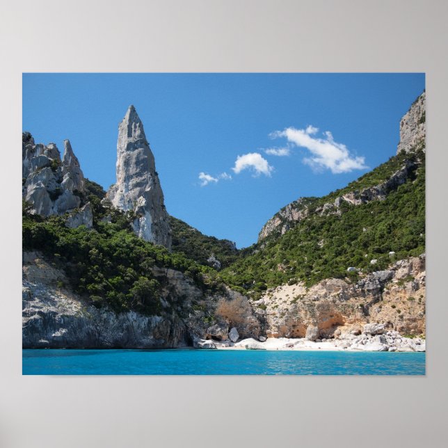 Cala Goloritze beach, Sardinia poster (Devant)
