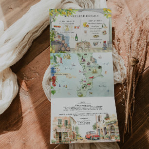 Calabre Italie Carte d'itinéraire méditerranéen