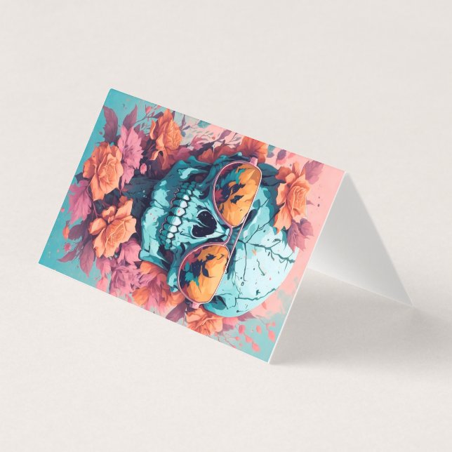 Calavera Floral Colorida (Front)