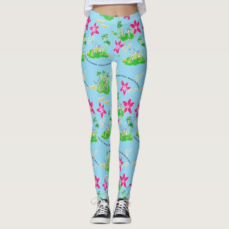 Calça legging com desenho de Capoeira