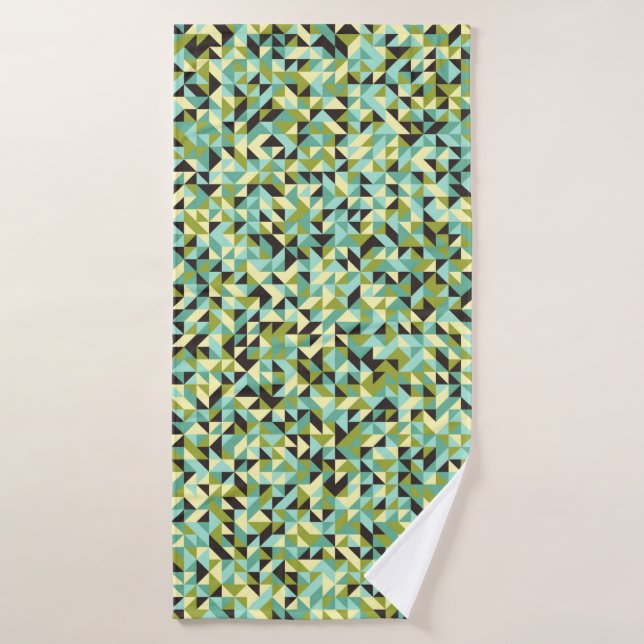 calcul génératif du Motif géométrique Abstrait (Serviette de bain)