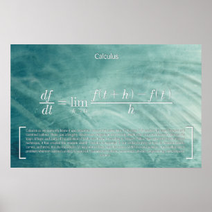 Calculus - Math Poster