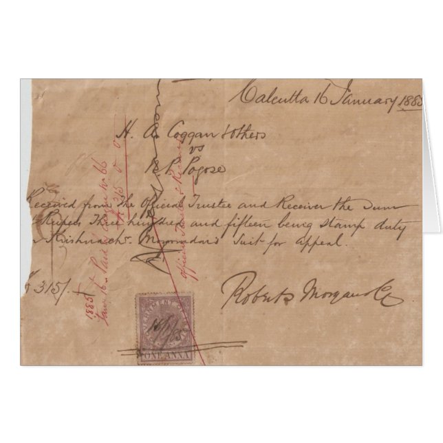 Calcutta 1885 (Devant horizontal)