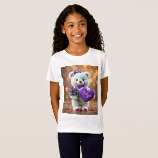 Cale avec amour : T-shirt type ours en peluche