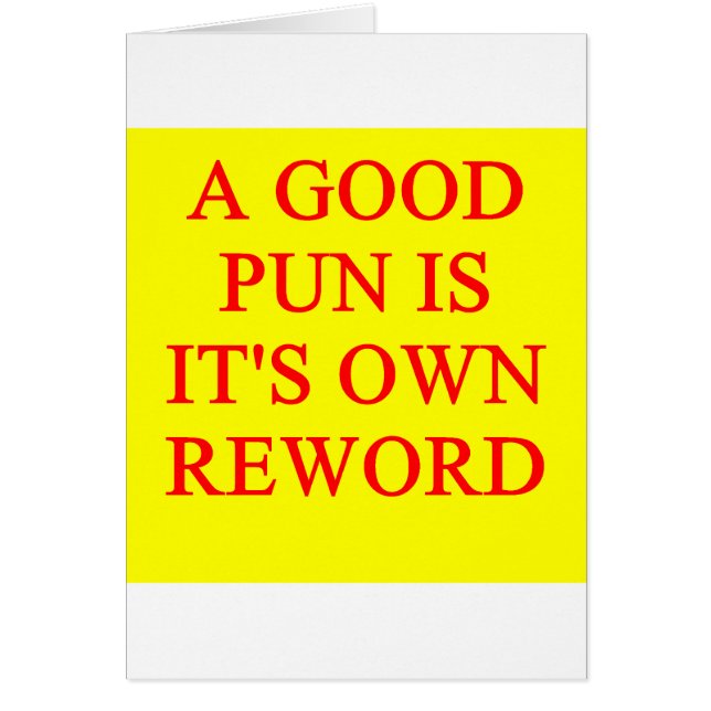 calembour sur des calembours (Devant)