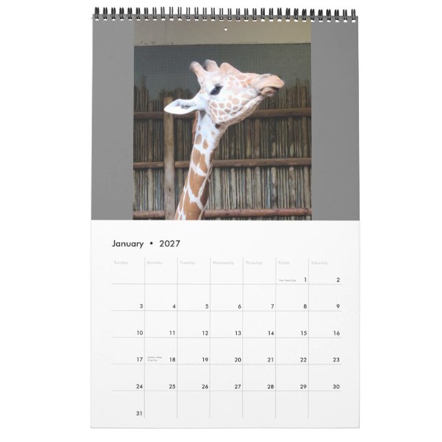 Calendrier (Jan 2027)
