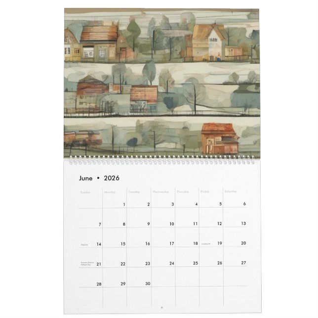 CALENDRIER カレンダー (Jun 2026)