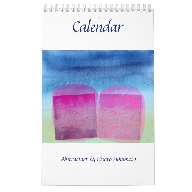 CALENDRIER 抽 象 絵 画 に よ る カ           (Protection)
