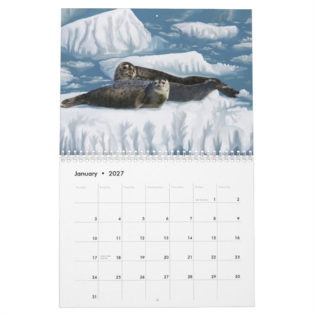 Calendrier 035, AlaskaArt par David Wagner (Jan 2027)