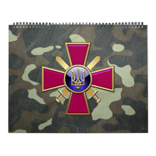 Calendrier [100] Emblème des forces terrestres ukrainiennes