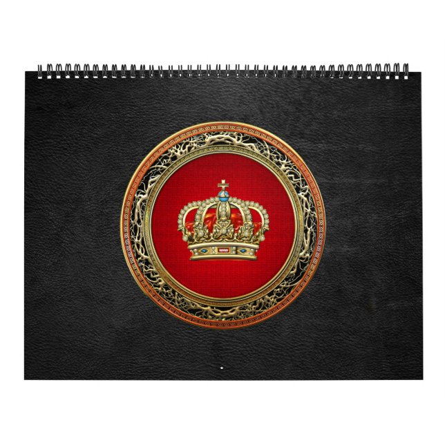 Calendrier [100] Prince-Princesse King-Queen Crown [Or] (Protection)