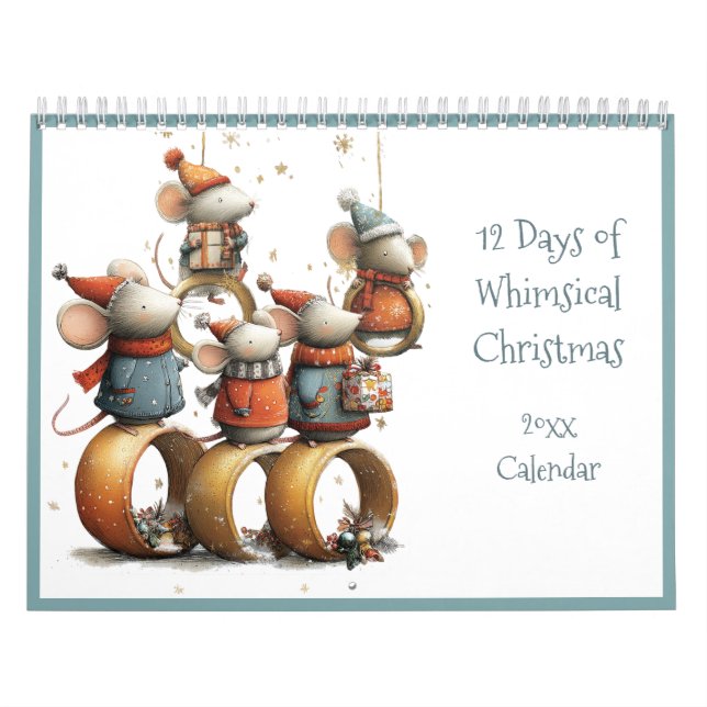 Calendrier 12 Jours de Noël Fantaisiste  (Protection)