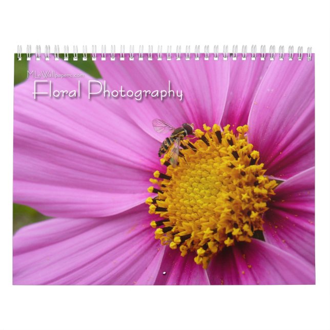 Calendrier 12 mois de photographie florale, 4e édition (Protection)
