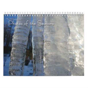 Calendrier 12 Mois de Photos des Saisons, 1re Édition