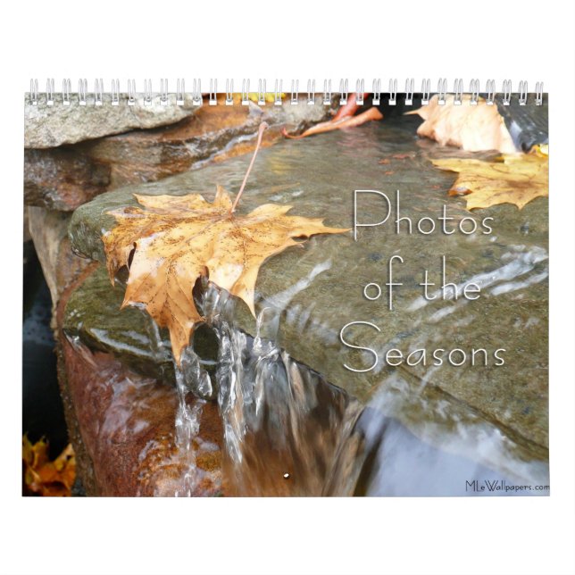 Calendrier 12 Mois de Photos des Saisons, 5e édition (Protection)