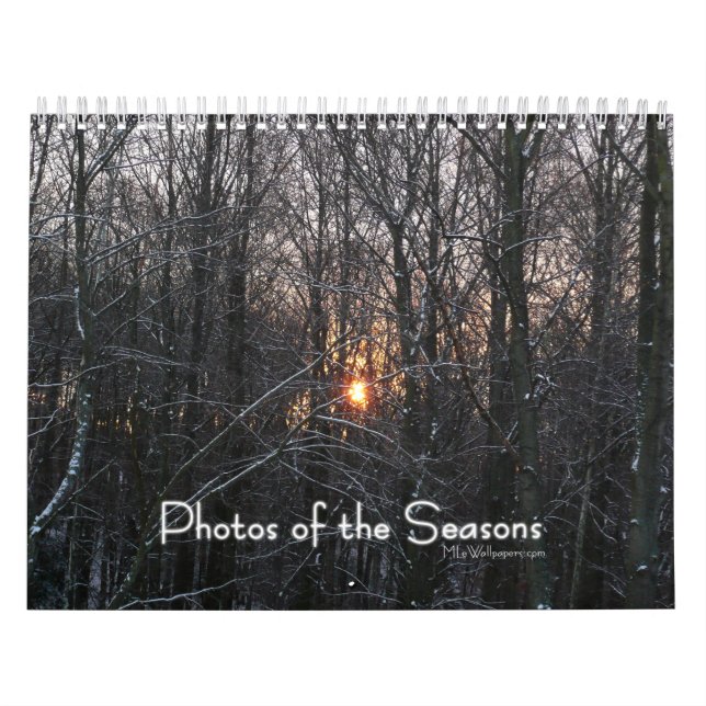 Calendrier 12 Mois de Photos des Saisons, 6e édition (Protection)