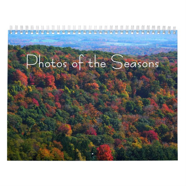 Calendrier 12 Mois de Photos des Saisons, 9e édition (Protection)