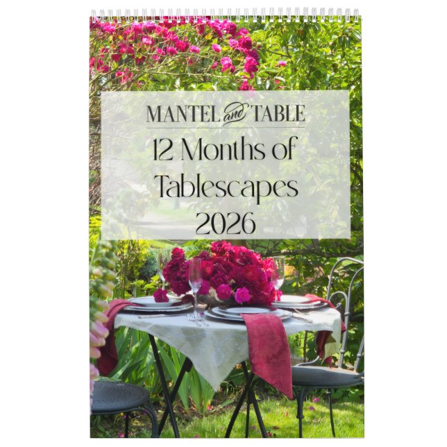 Calendrier 12 Mois de Tablescapes Magnifiques 2026 (Protection)