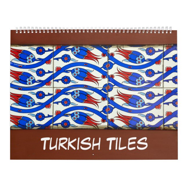 Calendrier 12 mois de tuiles turques (Protection)