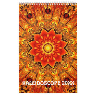 Calendrier 12 mois Kaleidoscope