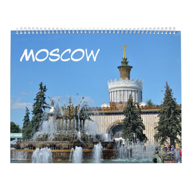 Calendrier 12 mois Moscou VDNKh (Protection)