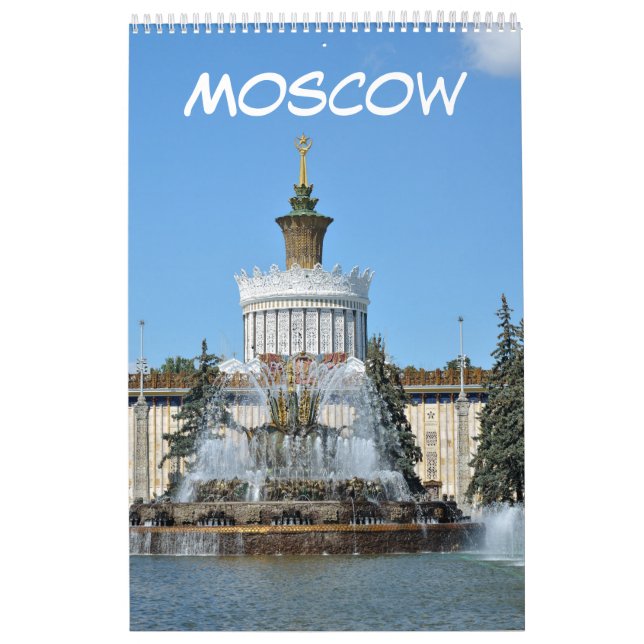 Calendrier 12 mois Moscou VDNKh (Protection)