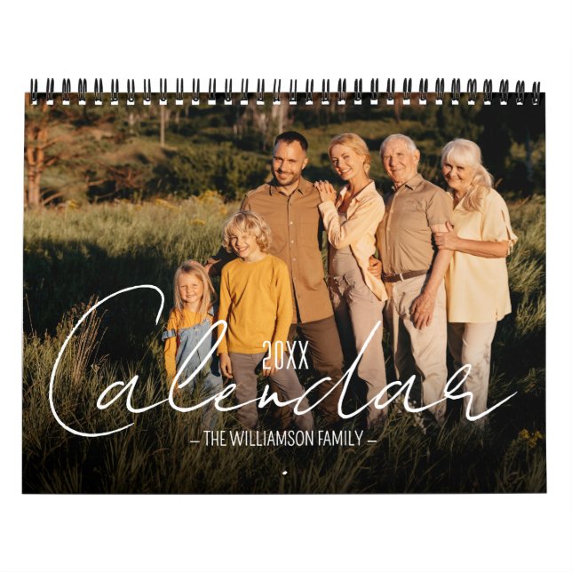 Calendrier 12 Month of Family Photos (Protection)