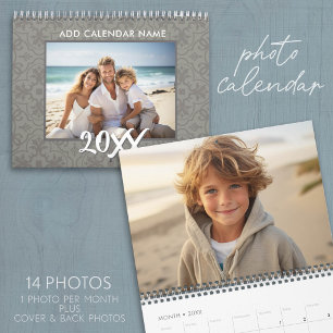 Calendrier 14 Photo - Les photos couvrent toute la page sur m
