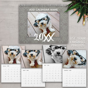 Calendrier 14 Photo - Photos couvrant toute la page sur Custo