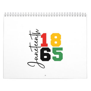 Calendrier 1865 Le Véritable Jour de l'Indépendance
