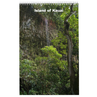 Calendrier 2007 : Île de Kauai