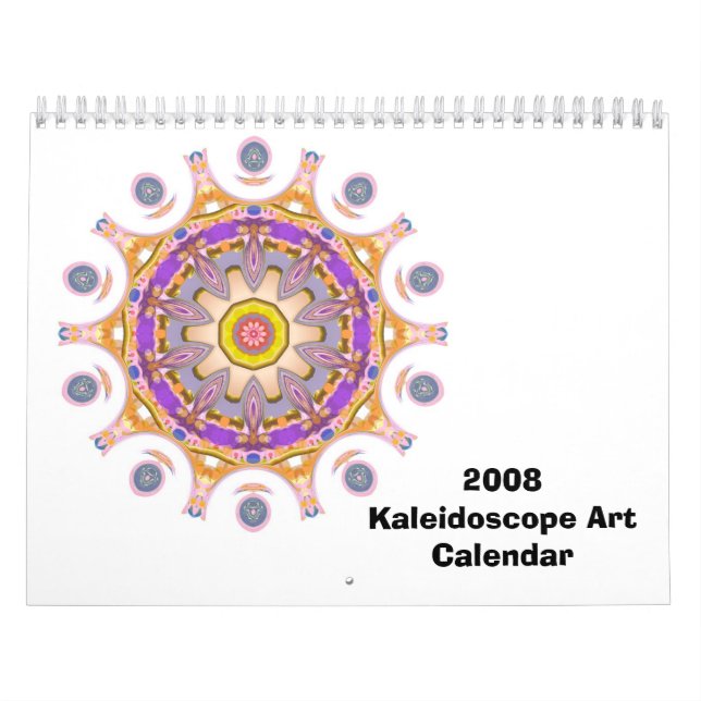 Calendrier 2008 d'art de kaléidoscope (Protection)