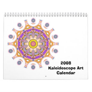 Calendrier 2008 d'art de kaléidoscope
