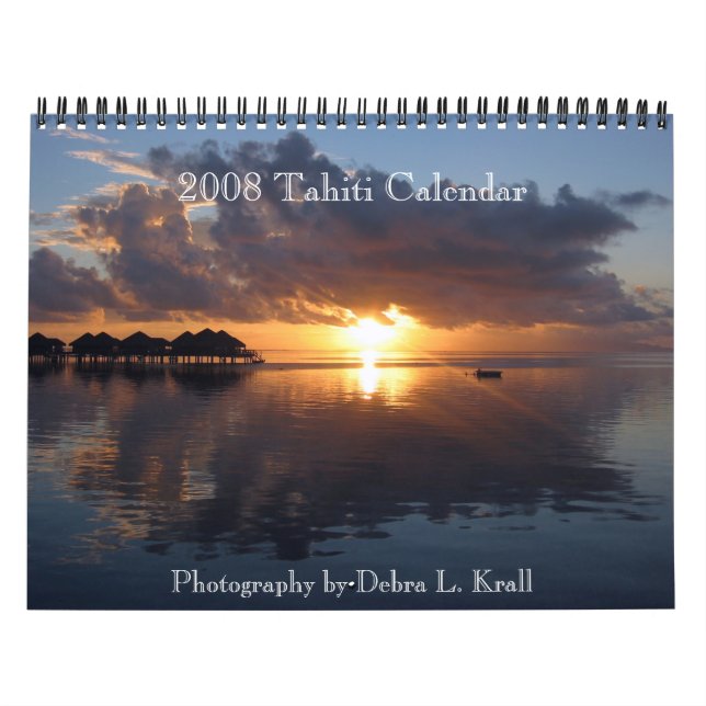 calendrier 2008 ou 2009 du Tahiti (Protection)