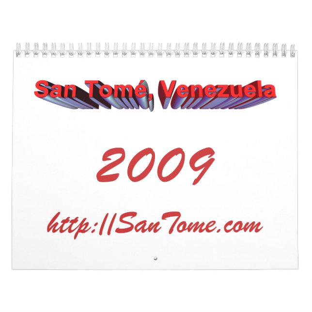 Calendrier 2009 de San Tome (Protection)