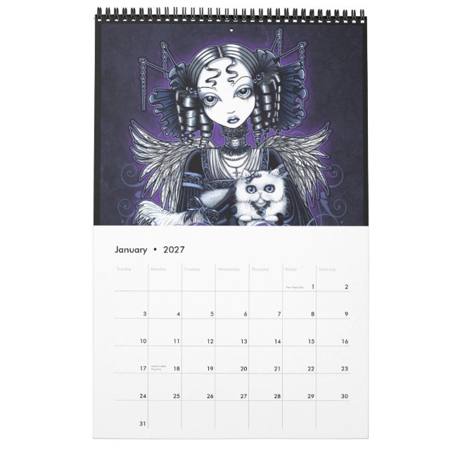 Calendrier 2010-2011 d'art de Myka Jelina (Jan 2027)