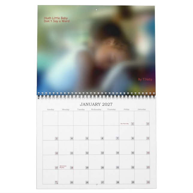 Calendrier 2010 ayant une boule (Jan 2027)